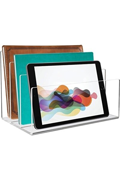 Slasa منظم الملفات الأكريليك من