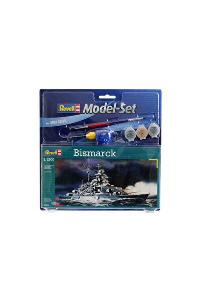 REVELL Navomacheta Nava de lupta Bismarck Model Set 65802