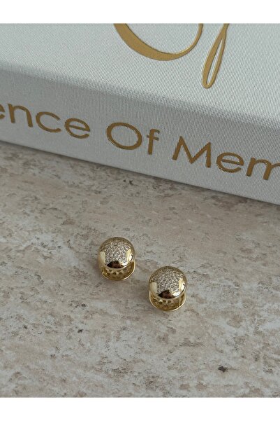 LUXSTONE Star Bomb Gold Earrings