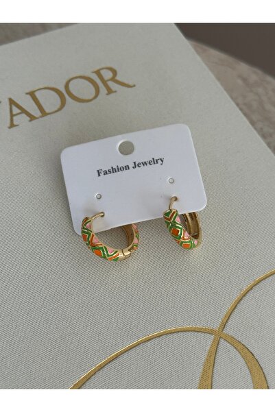 LUXSTONE Mineli Orange Gold Earrings