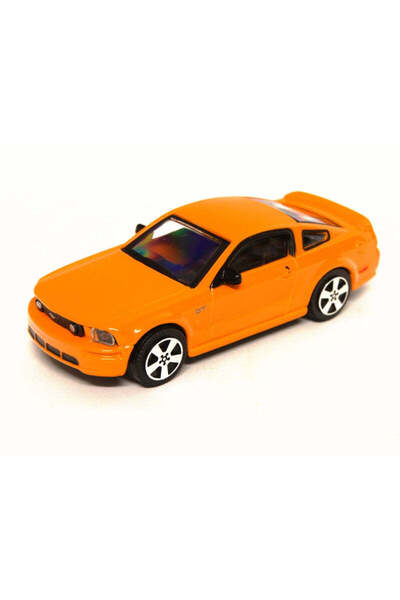 BBURAGO Fire Ford Mustang 1:43 silver BB 30119