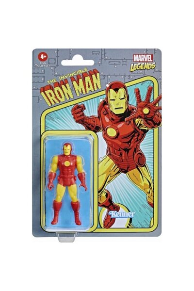 Hasbro Marvel Legends Retro Iron Man Articulated Figurine