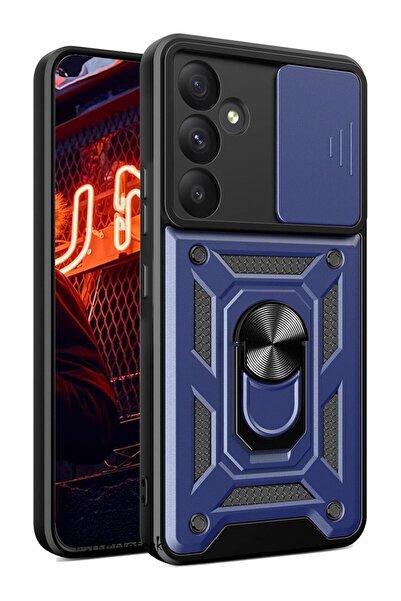 m.tk moveteck Samsung Galaxy A17 5g Kılıf Kamera Korumalı Sürgülü Yüzüklü Sta...