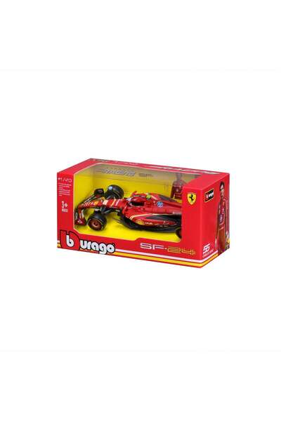BBURAGO Macheta masinuta 1/43 Ferrari Formula Racing SF 24 Team #55 Carlos Sainz
