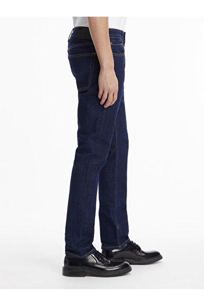 Calvin Klein SLIM FIT COOLMAX MID Erkek Lacivert Kot Pantolon