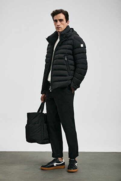 Lufian Gabrıel Goose down Black Men's Coat 112120259