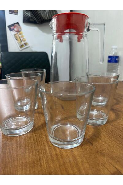 Paşabahçe Cıty Sürahi Ve 6 adet Bardak Seti (300cc-2000cc)