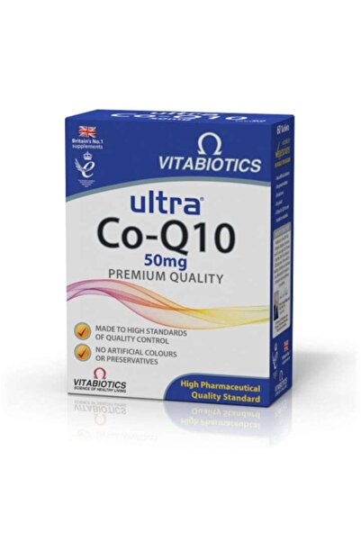 Vitabiotics Supliment alimentar, VITABIOTICS, Ultra Co-Q10, 50 mg, 60 tablete
