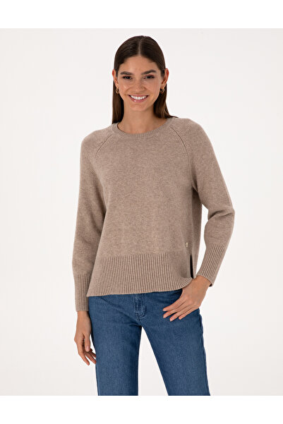 Pierre Cardin Mink Comfort Fit Wool Blend Sweater 50316659-Vr052