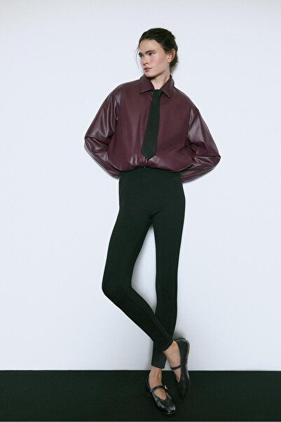 Stradivarius Kombine kemerli tayt