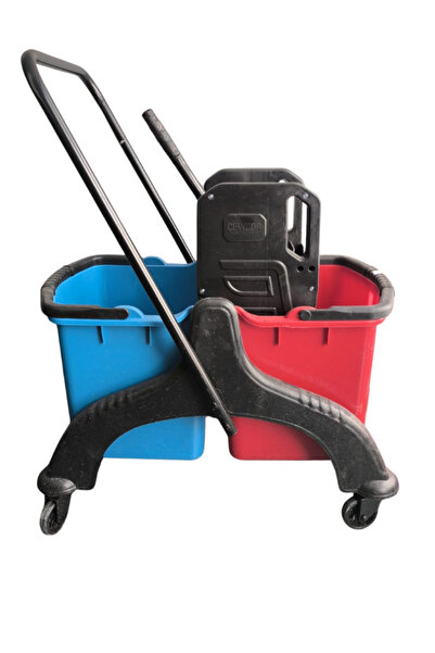 KSO YAPI MARKET Professional Çift Kovalı Temizlik Seti Plastik Plastik Presli...