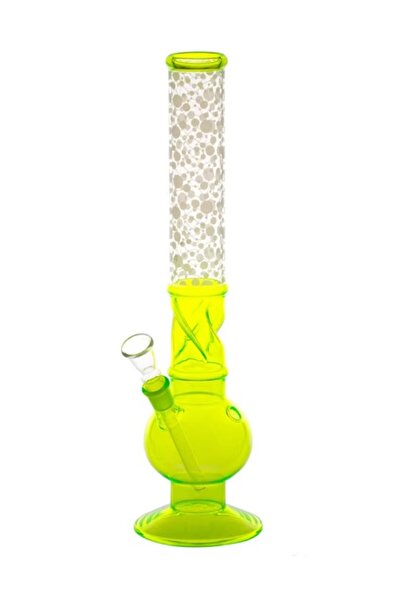 Belora Πράσινο γυάλινο μπονγκ Greenline, ύψος 43 cm, διάμετρος 50 mm, s 18,8 mm
