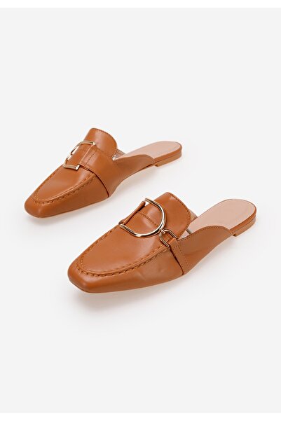 B T Shoes Hnědé dámské dřeváky Migliara