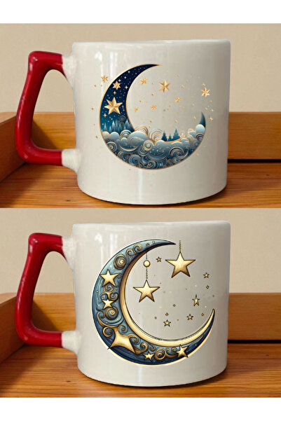 lili hediyelik أكواب مطبوعة بتصميم القمر - هدية عيد ميلاد لعمر سنة واحدة، هدا...