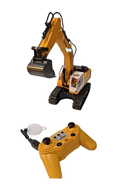 ÇAYLAR AVM Uzaktan Kumandalı 680° Rotasyon Ekskavatör Premium Model Metal Hareketli Buharlı Oyuncak