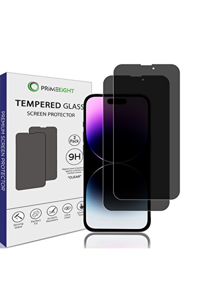 PRIMEEIGHT [قطعتان] واقي شاشة الخصوصية لجهاز iPhone 14 Pro Max مقاس 6.7 بوصة،...