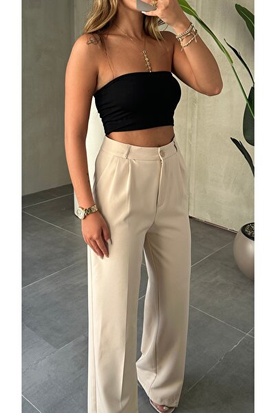 Lila Moda Women's High Waist Palazzo Pants Wide Leg Stylish Casual Combination