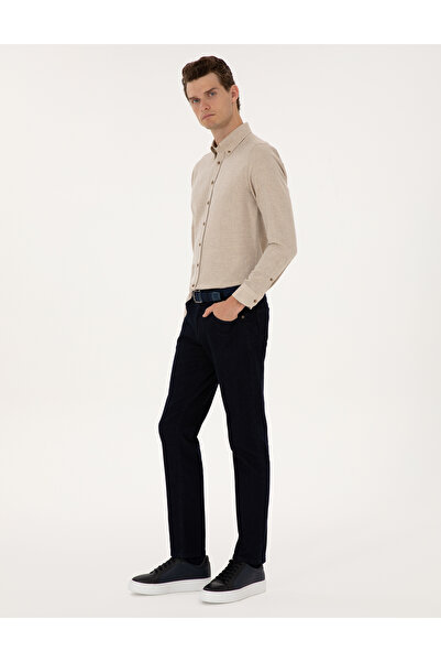 Pierre Cardin Koyu Lacivert Straight Fit Jean Pantolon 50315878-VR100