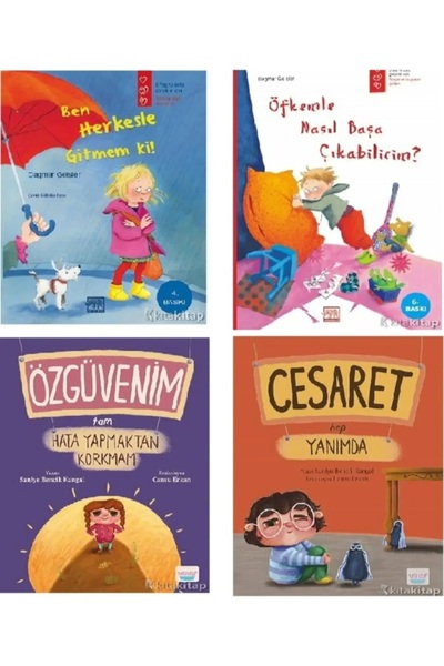 Kronik Kitap Özgüvenim Tam-Cesaret Hep Yanımda-Ben Herkesle Gitmem ki!-Öfkeml...