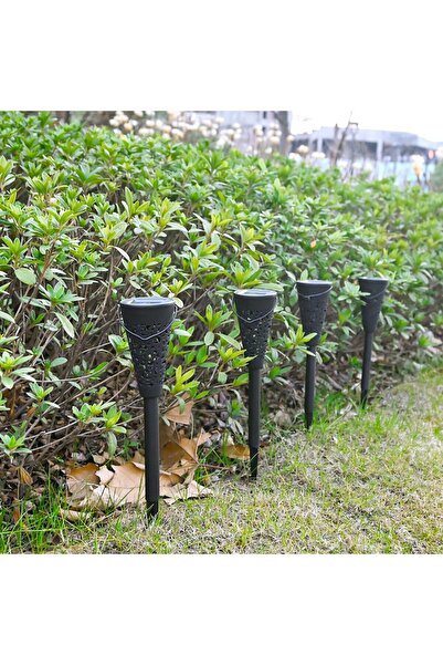 Danex Set 12 Lampi Solare LED pentru Gradina, Tip Torta, 36 X 6.8 Cm, Buton O...