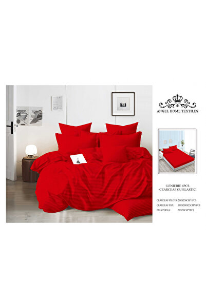 FIONNA.RO Fine Satin Damask Underwear With Elastic - Red