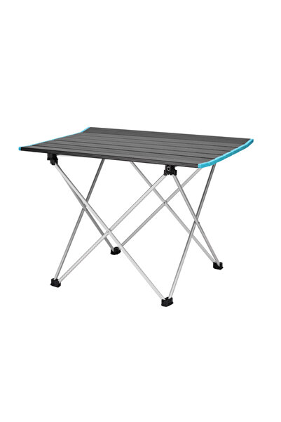 Lawazim Folding Camping Table 56x40x40cm - Portable Lightweight Roll Up Outdoor Table with Bag