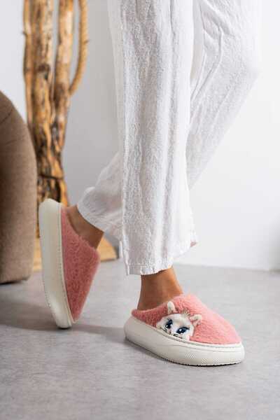 ADIMİST Women's Plush Winter Washable Warm Slippers Furry Lightweight Non-Slip Comfortable Sole