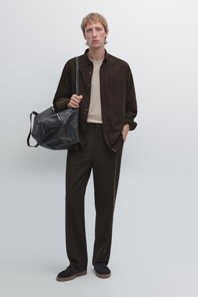 Massimo Dutti Fitilli regular fit gömlek