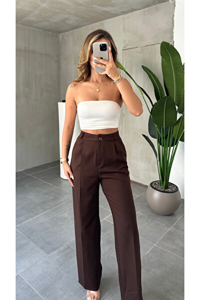 Lila Moda Women's High Waist Palazzo Pants Wide Leg Stylish Casual Combination