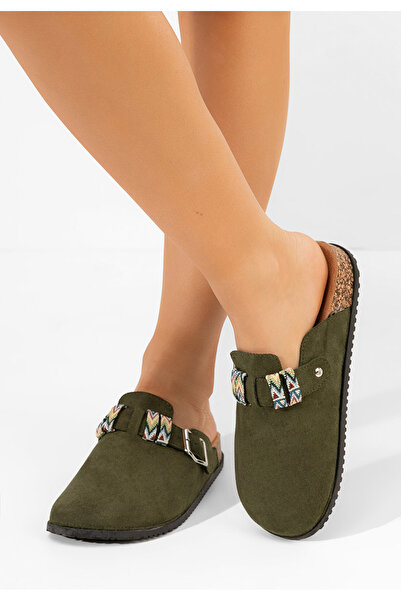 B T Shoes Papuci de damă Orieta verzi