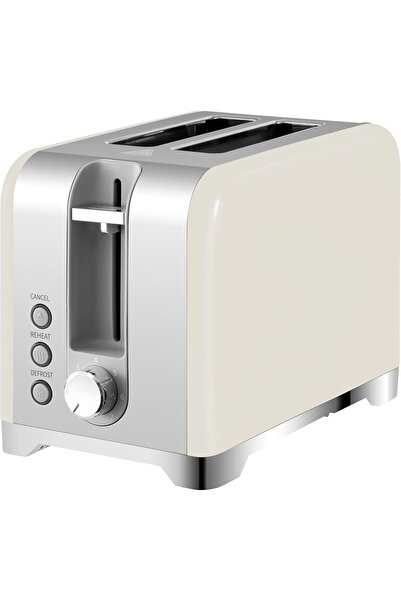 Koolen Limited Line Double Stainless Steel Toaster 930W, Creamy