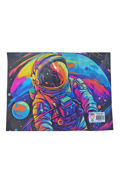 Limmy Astronaut Patterned Snap Envelope File - 1 Piece