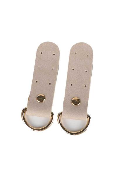 Ritzz Geantă Kenar Derili D Ring Böce (aurie) (pereche) - cremă