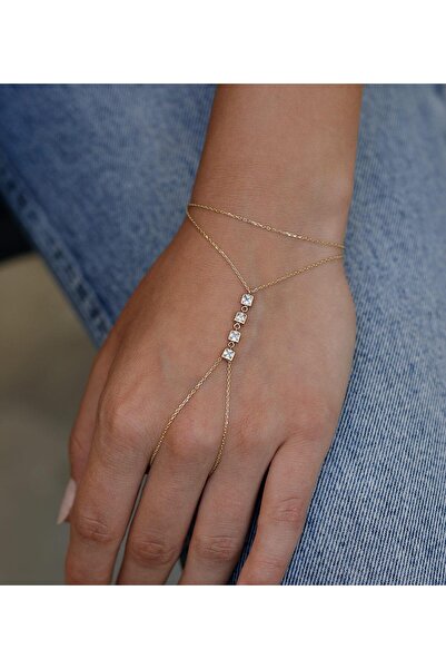 Elis Kuyumculuk Kare Taşlı Şahmeran