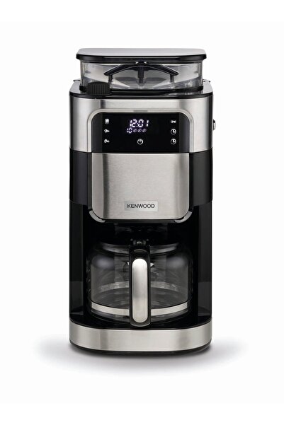 Kenwood , DRIP GRIND & BREW Coffee machine, 12 Cup, Silver & Black