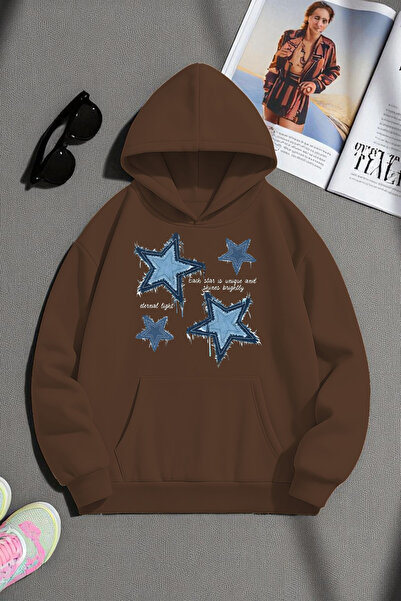 trendypassion Hanorac oversize unisex cu imprimeu Eternal Light