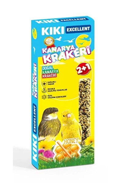 Kiki Excellent Ballı Kraker 3 Adet ( KANARYA )