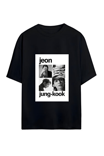 GraffTee تي شيرت قطني كبير الحجم للجنسين من BTS