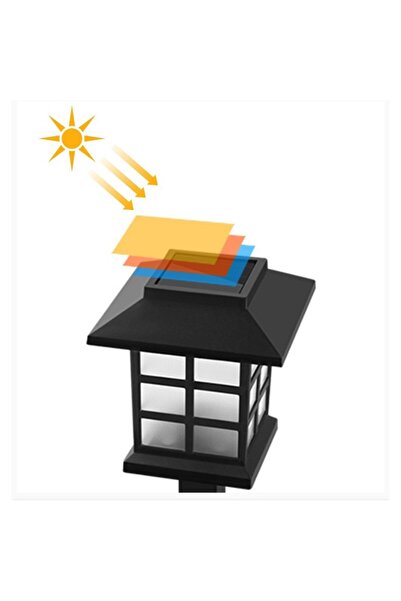 Flippy Ηλιακό φωτιστικό κήπου LED, τύπου φαναριού, Flippy, κόκκινο