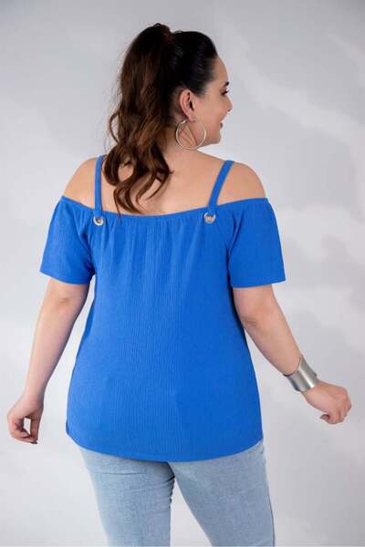 Roxxlen Μπλούζα με λουράκι ώμου μεγάλου μεγέθους