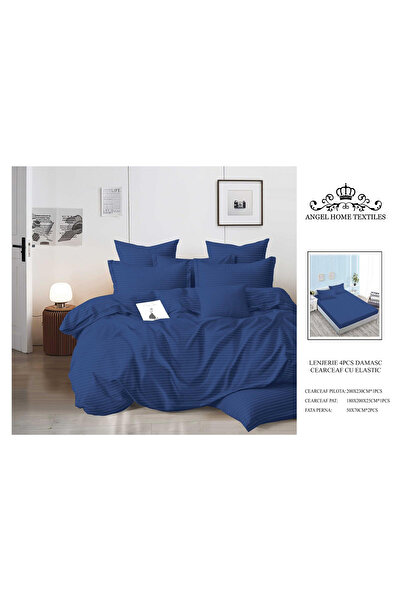 FIONNA.RO Fine Satin Damask Underwear With Elastic - Blue