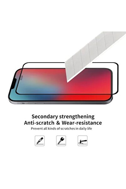 Flippy Tempered Glass Screen Protector for Xiaomi Redmi 10 2022 Full Glue with Black Edges