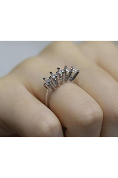 Shiklik MODA خاتم نسائي أنيق من حجر الزركون