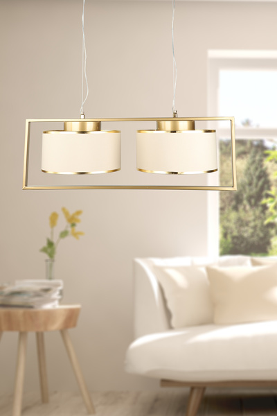 Begüsa Bern Ledli Şapkalı 2.Li Avize Eskitme