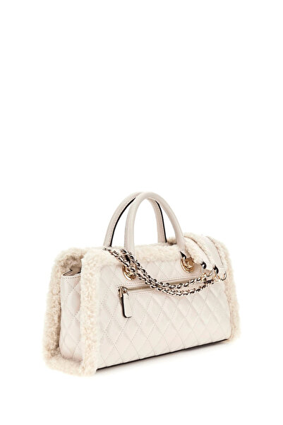 Guess Lida Women's Ecru Handbag Hwtg8139090-Bon