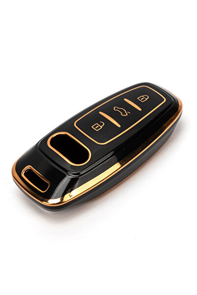 LUVLU Husa premium cheie Audi compatibila A6 C8 A7 A8 Q7 Q8 S-Line RS Allroad...