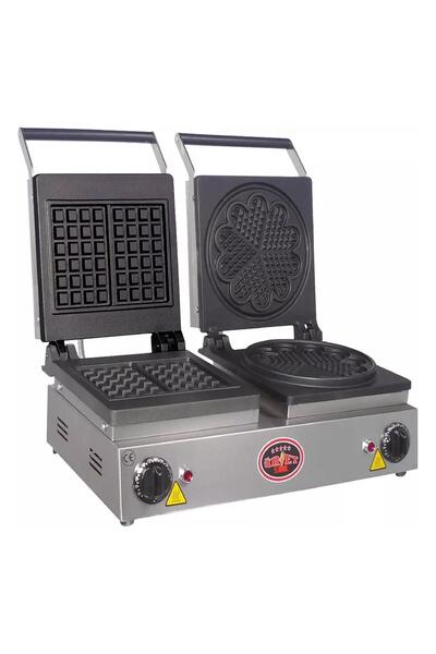 SÖNMEZ ENDÜSTRİYEL Sönmez Çiftli Kare-Papatya Waffle Makinesi
