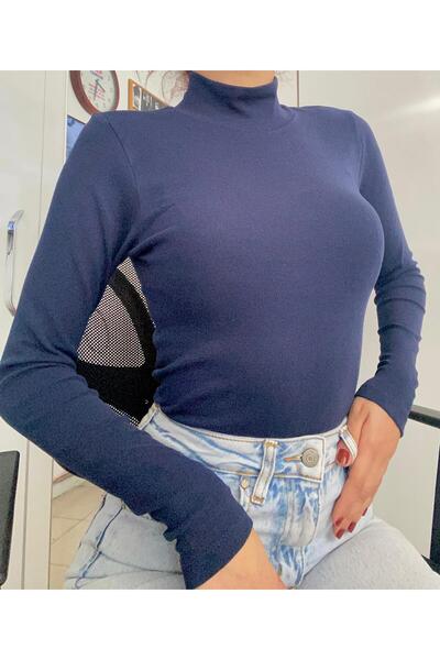 ulslu Turtleneck Long Sleeve Blouse T-Shirt