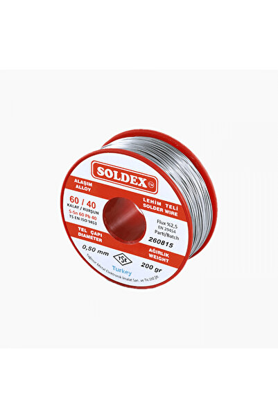 Soldex Lehim Teli 0.5mm 200gr Sn60-Pb40