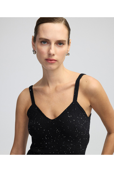 İpekyol İşlemeli triko